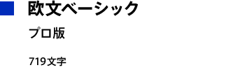 欧文ベーシック プロ版